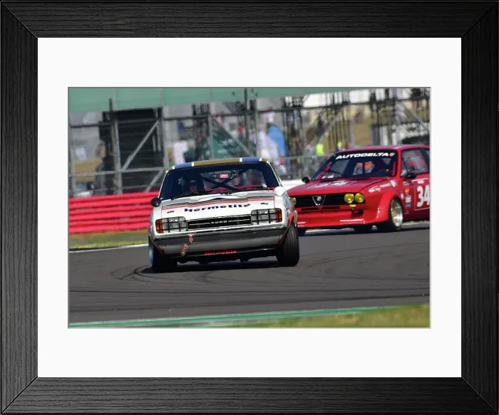 Framed Print : CJ11 8276 Jon Spiers, Ollie Hancock, Ford Capri Framed Print : CJ11 8276 Jon Spiers, Ollie Hancock, Ford Capri