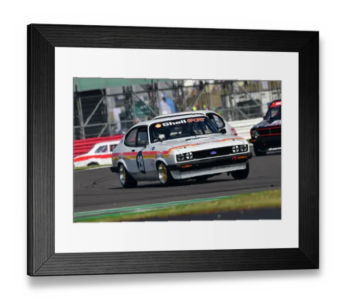 Framed Print : CJ11 8277 Peter Smith, Guy Smith, Ford Capri 3 litre S Framed Print : CJ11 8277 Peter Smith, Guy Smith, Ford Capri 3 litre S