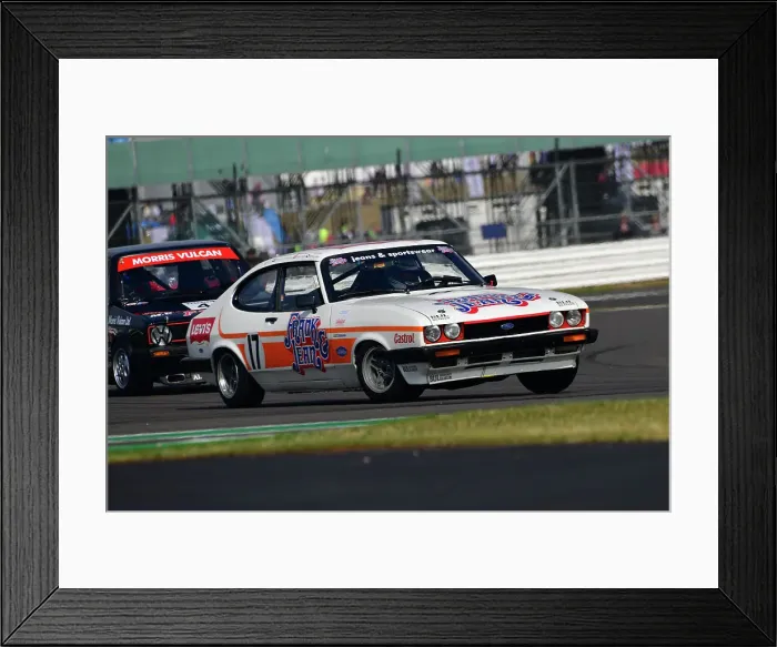 Framed Print : CJ11 8279 James Slaughter, Ford Capri MK3 Framed Print : CJ11 8279 James Slaughter, Ford Capri MK3