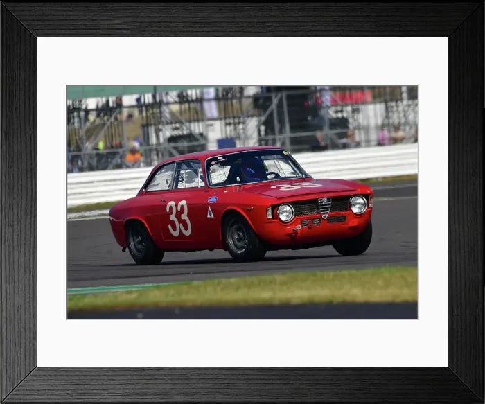 Framed Print : CJ11 8291 Andrew Lawley, Alfa Romeo Giulia Sprint GTA