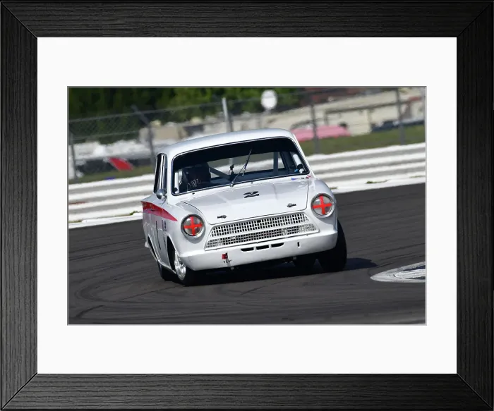Framed Print : CJ11 8302 Neil Brown, Ford Lotus Cortina Mk1 Framed Print : CJ11 8302 Neil Brown, Ford Lotus Cortina Mk1