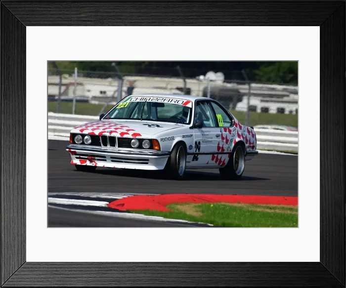Framed Print : CJ11 8331 Tristan Judge, BMW 635 CSI Framed Print : CJ11 8331 Tristan Judge, BMW 635 CSI