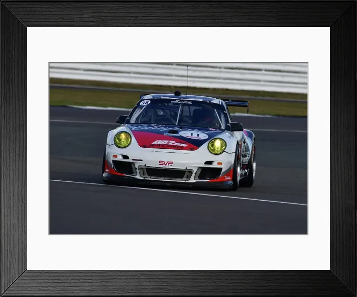 Framed Print : CJ11 9493 John Cockerton, Porsche 997 Grand AM RSR