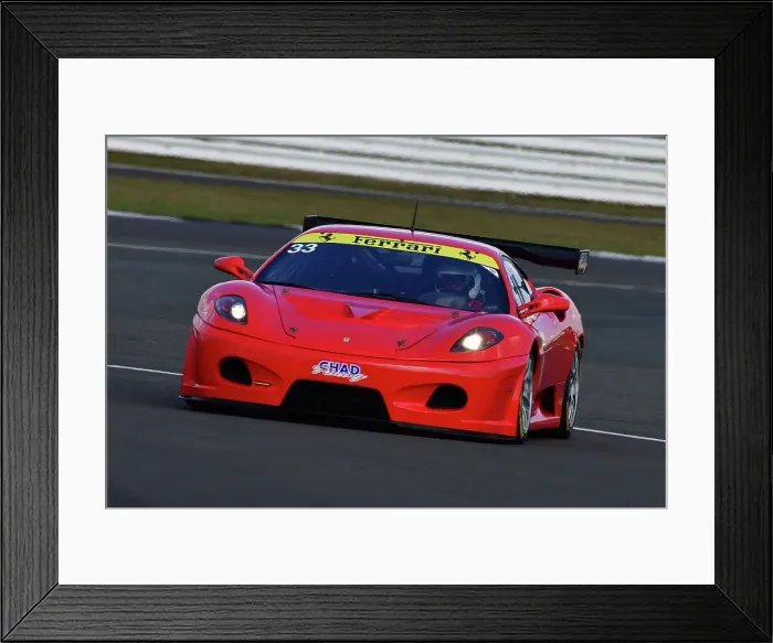 Framed Print : CJ11 9496 John Pearson, Gary Pearson, Ferrari 430