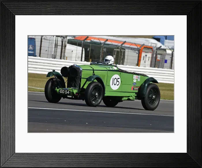 Framed Print : CJ11 8369 Nick Pellett, Talbot 105 Team Car