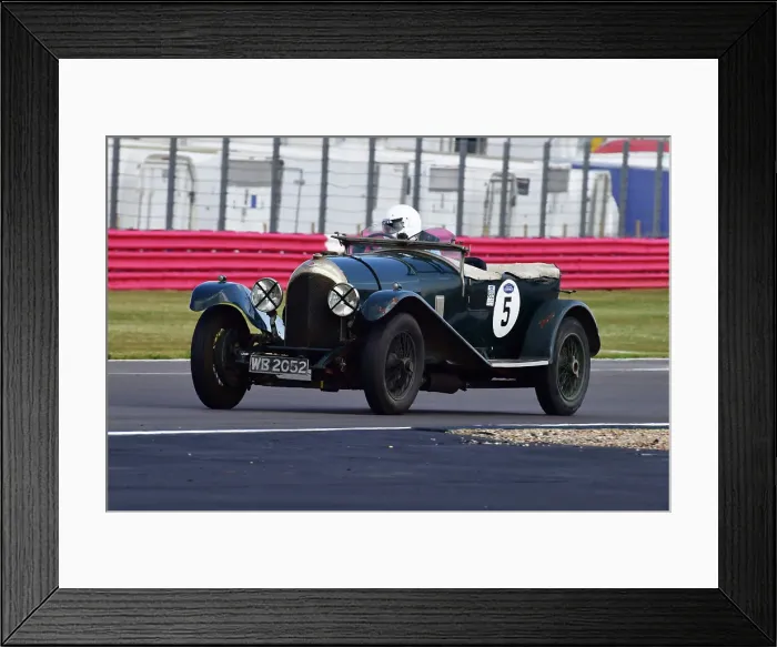 Framed Print : CJ11 8433 Simon Llewellyn, Bentley 3:4½ Litre Framed Print : CJ11 8433 Simon Llewellyn, Bentley 3:4½ Litre