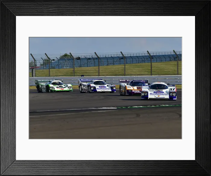 Framed Print : CJ11 9377 Sir Derek Bell, Porsche 962-008 Framed Print : CJ11 9377 Sir Derek Bell, Porsche 962-008