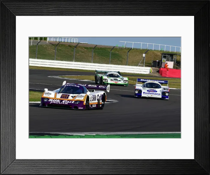 Framed Print : CJ11 9386 Alex Brundle, Jaguar XJR8 Framed Print : CJ11 9386 Alex Brundle, Jaguar XJR8