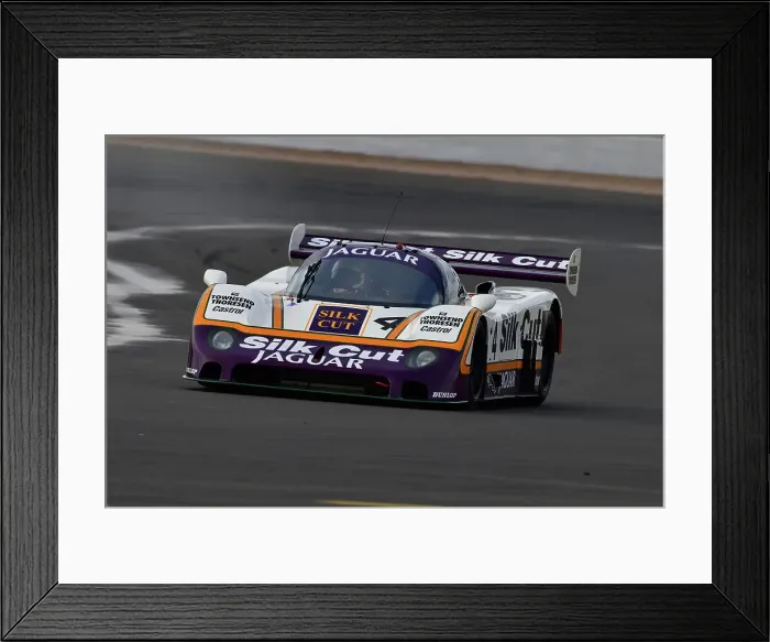 Framed Print : CJ12 0570 Alex Brundle, Jaguar XJR8