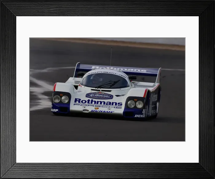 Framed Print : CJ12 0573 Porsche 962-004
