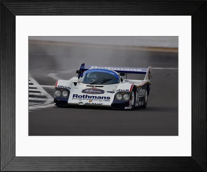Framed Print : CJ12 0574 Porsche 956-008