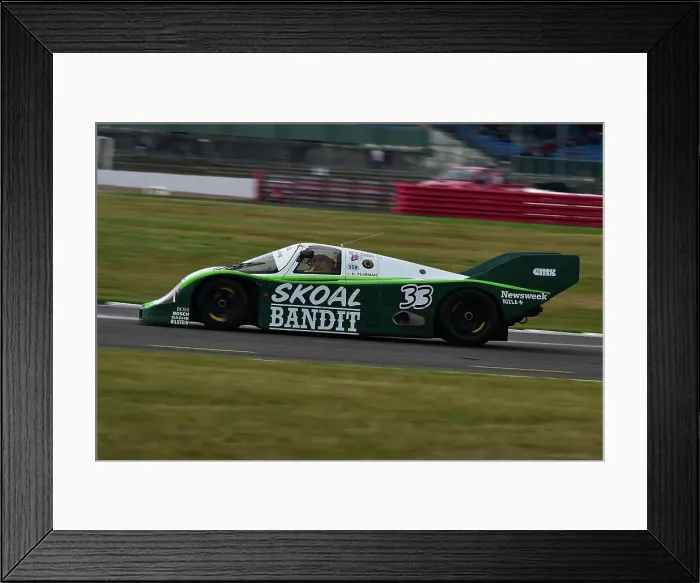 Framed Print : CM33 8202 Mike Wilds, Porsche 956B-114