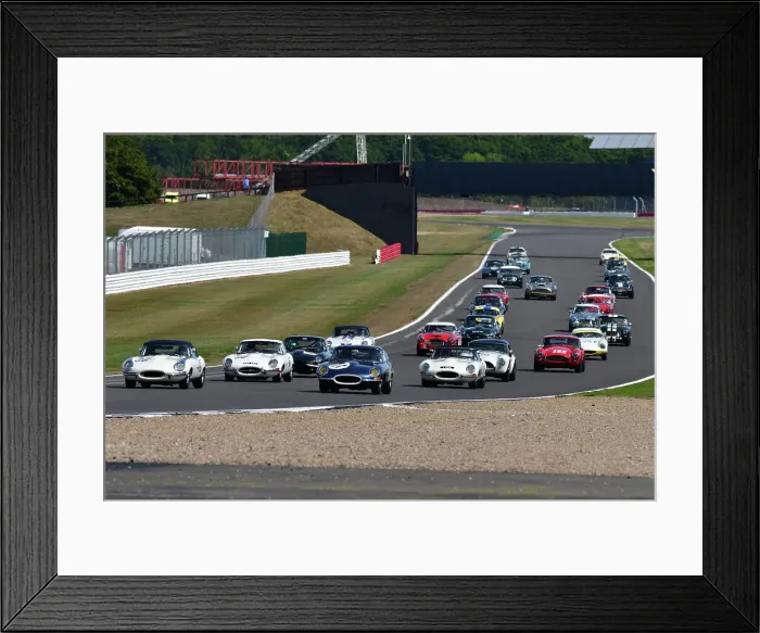 Framed Print : CJ11 9876 The full grid approaches Stowe Framed Print : CJ11 9876 The full grid approaches Stowe