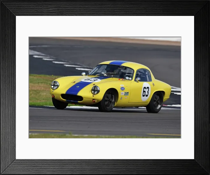Framed Print : CJ11 9950 John Davison, Lotus Elite