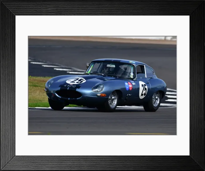Framed Print : CJ11 9961 John Burton, Jaguar E-Type Framed Print : CJ11 9961 John Burton, Jaguar E-Type