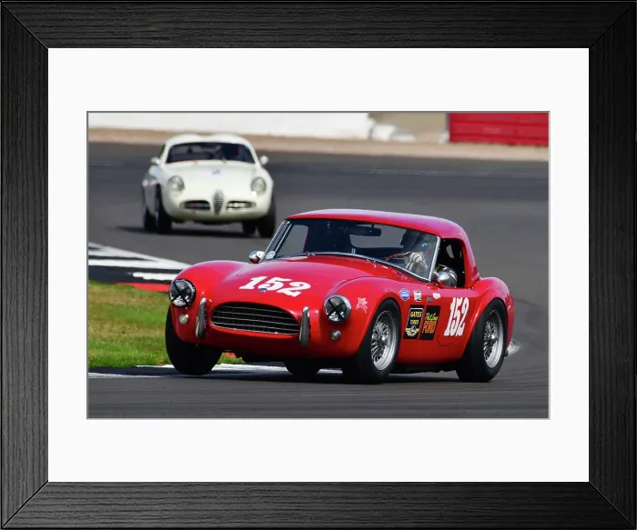 Framed Print : CJ11 9971 John Spiers, Ollie Hancock, AC Cobra Framed Print : CJ11 9971 John Spiers, Ollie Hancock, AC Cobra