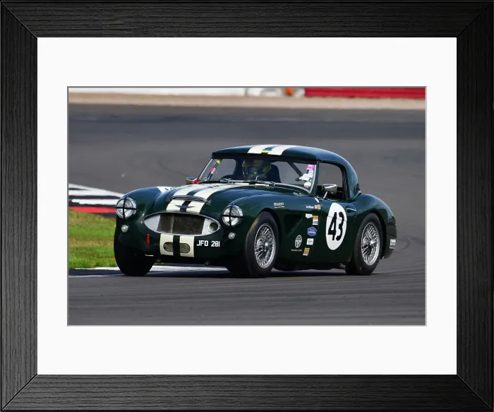 Framed Print : CJ11 9975 Joe Willmott, Austin Healey 3000 Framed Print : CJ11 9975 Joe Willmott, Austin Healey 3000