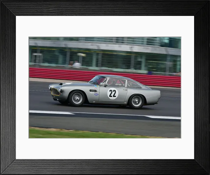 Framed Print : CM33 8027 George Miller, Les Goble, Aston Martin DB4 Framed Print : CM33 8027 George Miller, Les Goble, Aston Martin DB4