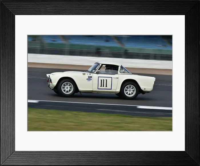 Framed Print : CM33 8028 Ben Cussons, Andrew Hall, Triumph TR4 Framed Print : CM33 8028 Ben Cussons, Andrew Hall, Triumph TR4