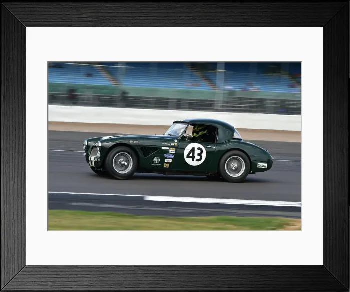 Framed Print : CM33 8033 Joe Willmott, Austin Healey 3000 Framed Print : CM33 8033 Joe Willmott, Austin Healey 3000