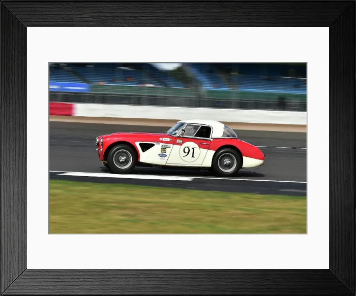 Framed Print : CM33 8088 Mark Holme, Austin Healey 3000
