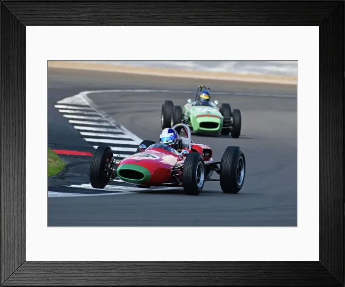 Framed Print : CJ11 8750 Tim Child, Brabham BT3-4 Framed Print : CJ11 8750 Tim Child, Brabham BT3-4