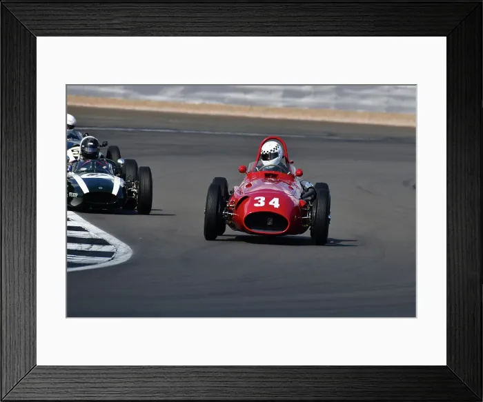 Framed Print : CJ11 8759 John Spiers, Maserati 250F 2516