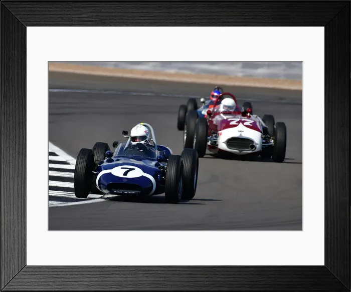 Framed Print : CJ11 8762 Nick Topliss, Cooper T53 Lowline Framed Print : CJ11 8762 Nick Topliss, Cooper T53 Lowline