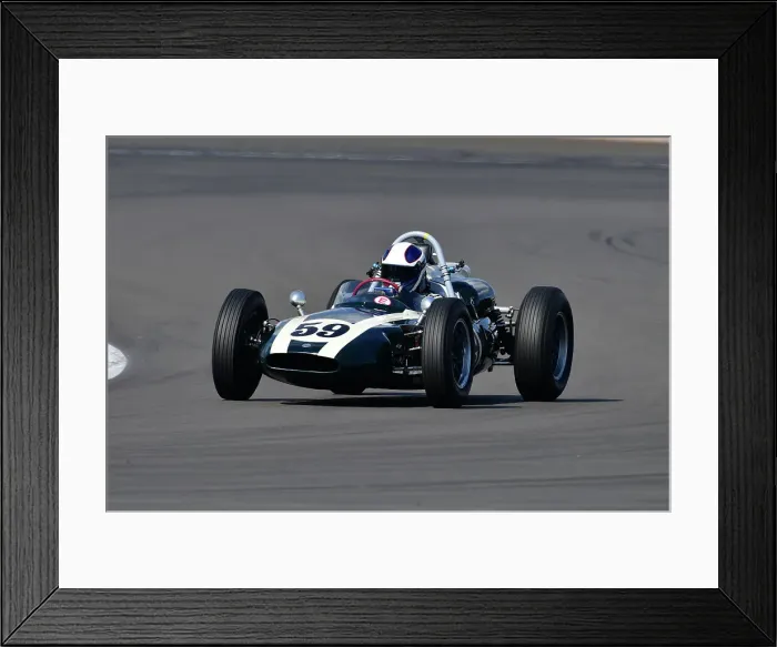 Framed Print : CJ11 8791 Charlie Martin, Cooper T53 Framed Print : CJ11 8791 Charlie Martin, Cooper T53