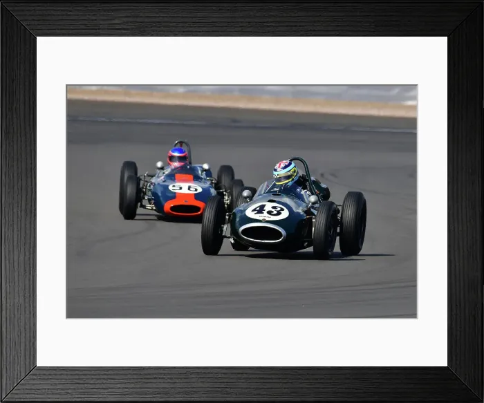 Framed Print : CJ11 8808 Eddie Williams, Cooper T43 Framed Print : CJ11 8808 Eddie Williams, Cooper T43