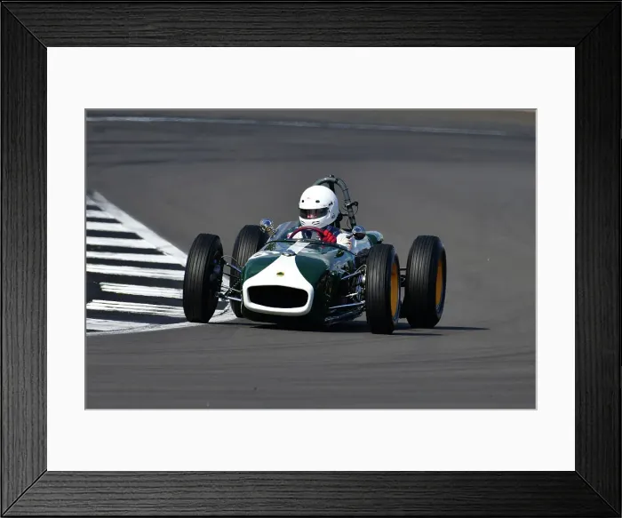 Framed Print : CJ11 8823 Robert Pulleyn, Lotus 18 909