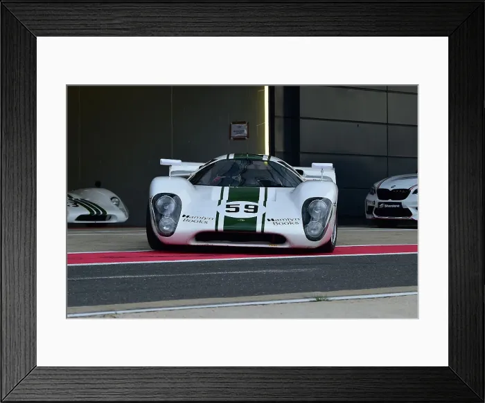 Framed Print : CM33 7619 Steve Brooks, Martin O'Connell, Lola T70 MK3B Framed Print : CM33 7619 Steve Brooks, Martin O'Connell, Lola T70 MK3B