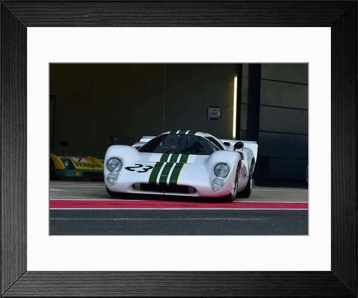 Framed Print : CM33 7620 Alex Brundle, Lola T70 MK3B Framed Print : CM33 7620 Alex Brundle, Lola T70 MK3B