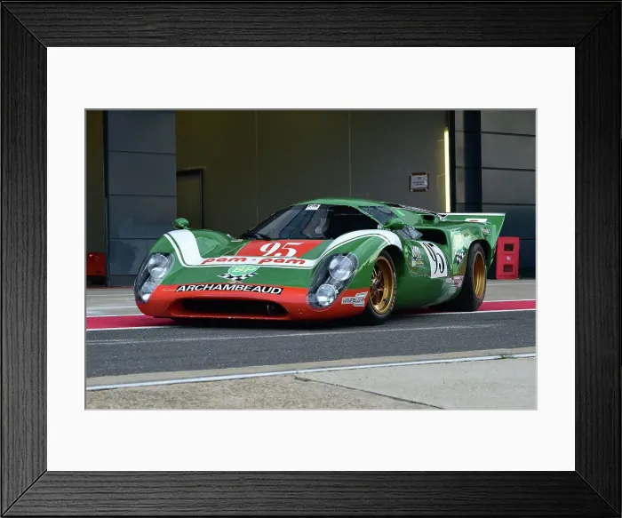 Framed Print : CM33 7623 Gary Culver, Lola T70 MK3B Framed Print : CM33 7623 Gary Culver, Lola T70 MK3B