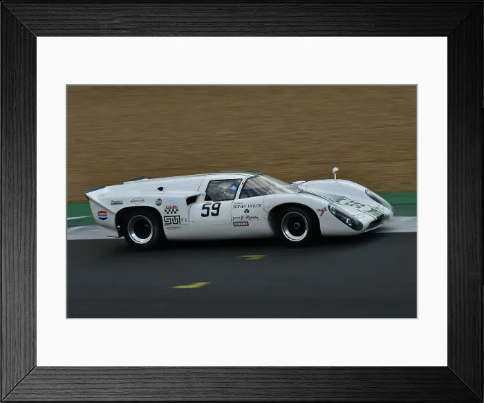 Framed Print : CM33 7647 Steve Brooks, Martin O'Connell, Lola T70 MK3B Framed Print : CM33 7647 Steve Brooks, Martin O'Connell, Lola T70 MK3B