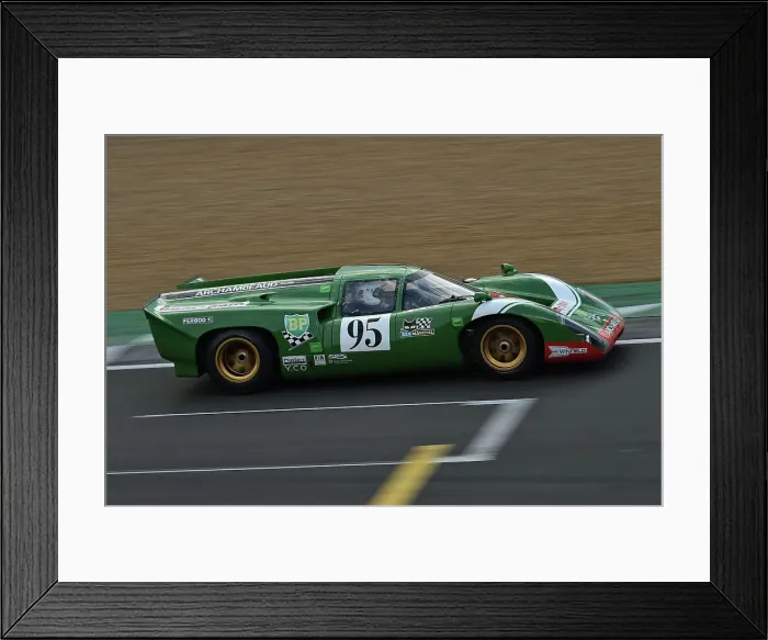 Framed Print : CM33 7712 Gary Culver, Lola T70 MK3B Framed Print : CM33 7712 Gary Culver, Lola T70 MK3B