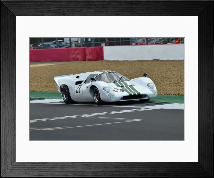 Framed Print : CM33 7779 Alex Brundle, Lola T70 MK3B Framed Print : CM33 7779 Alex Brundle, Lola T70 MK3B