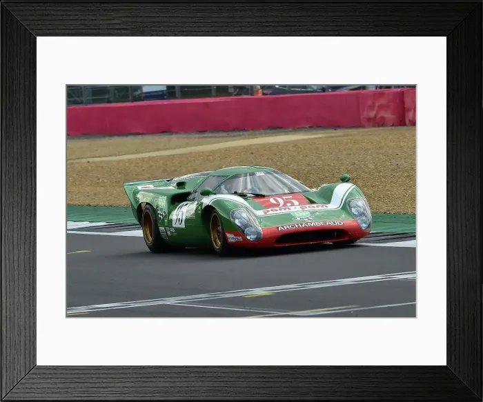 Framed Print : CM33 7807 Gary Culver, Lola T70 MK3B Framed Print : CM33 7807 Gary Culver, Lola T70 MK3B