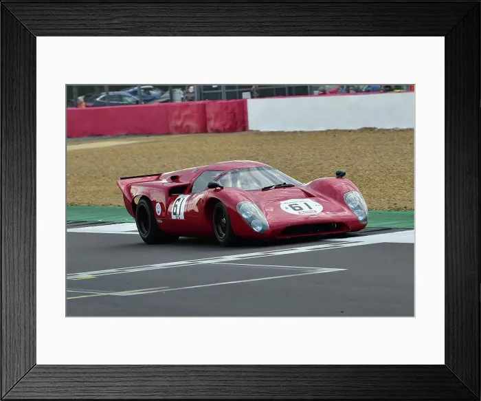 Framed Print : CM33 7820 Chris Fox, Nick Pink, Lola T70 MK3B Framed Print : CM33 7820 Chris Fox, Nick Pink, Lola T70 MK3B