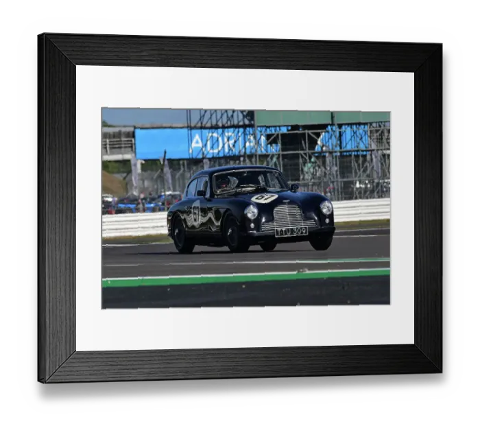 Framed Print : CJ11 9579 Neil Armstrong, Aston Martin DB 2-4 Mk1