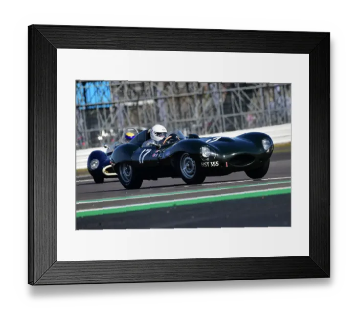 Framed Print : CJ11 9641 John Pearson, Gary Pearson, Jaguar D type Framed Print : CJ11 9641 John Pearson, Gary Pearson, Jaguar D type