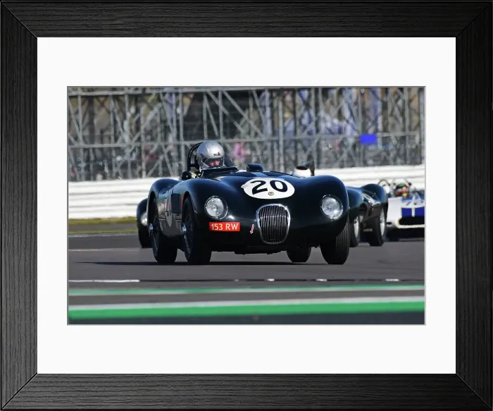 Framed Print : CJ11 9643 Rudiger Friedrichs, Jaguar C-Type Framed Print : CJ11 9643 Rudiger Friedrichs, Jaguar C-Type