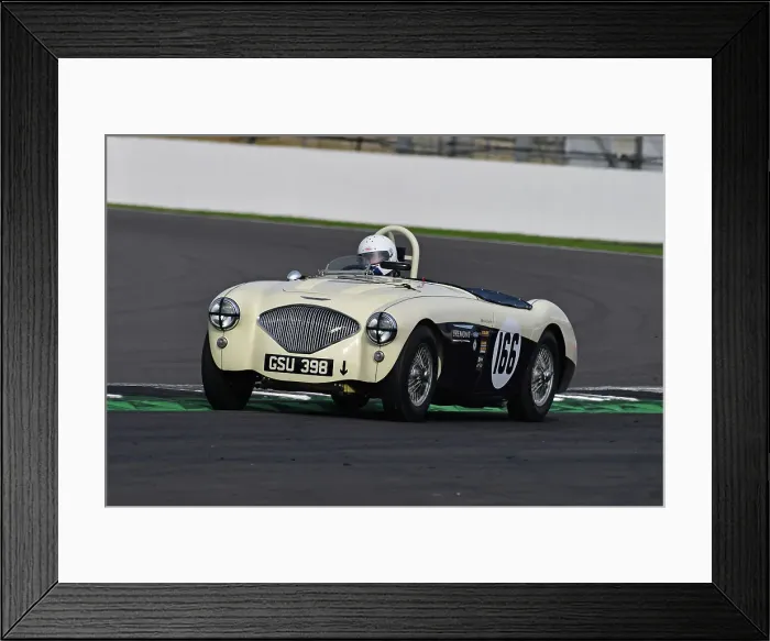 Framed Print : CJ11 9722 Nick English, Austin Healey 100 Framed Print : CJ11 9722 Nick English, Austin Healey 100