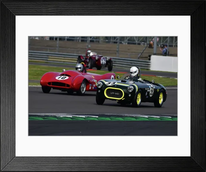 Framed Print : CJ11 9734 Chris Phillips, Oliver Phillips, Cooper Bristol Sports, Rick Bourne, Malcolm Paul, Lotus Mk10 Framed Print : CJ11 9734 Chris Phillips, Oliver Phillips, Cooper Bristol Sports, Rick Bourne, Malcolm Paul, Lotus Mk10