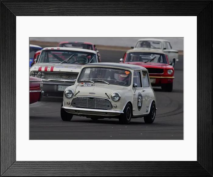Framed Print : CJ12 0644 Phil Bullen-Brown, Austin Mini Cooper S Framed Print : CJ12 0644 Phil Bullen-Brown, Austin Mini Cooper S