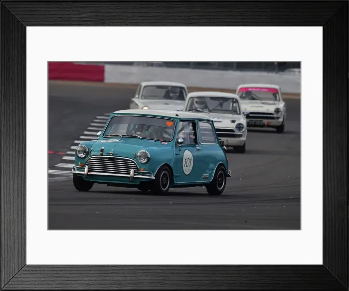 Framed Print : CJ12 0653 Stephen Woodrow, Alfie Woodrow, Morris Mini Cooper S Framed Print : CJ12 0653 Stephen Woodrow, Alfie Woodrow, Morris Mini Cooper S