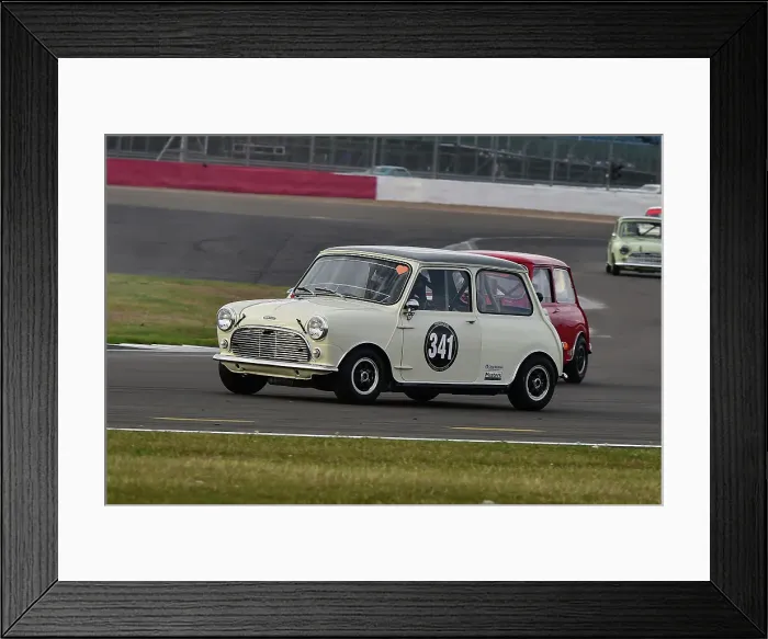Framed Print : CM33 8289 Tom Bell, Joe Ferguson, Austin Mini Cooper S Framed Print : CM33 8289 Tom Bell, Joe Ferguson, Austin Mini Cooper S