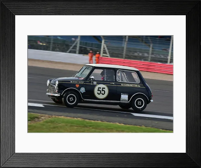 Framed Print : CM33 8355 Jeff Smith, Austin Mini Cooper S Framed Print : CM33 8355 Jeff Smith, Austin Mini Cooper S