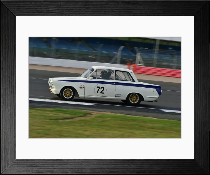 Framed Print : CM33 8369 Jon Wood, James Pickford, Ford Lotus Cortina Framed Print : CM33 8369 Jon Wood, James Pickford, Ford Lotus Cortina