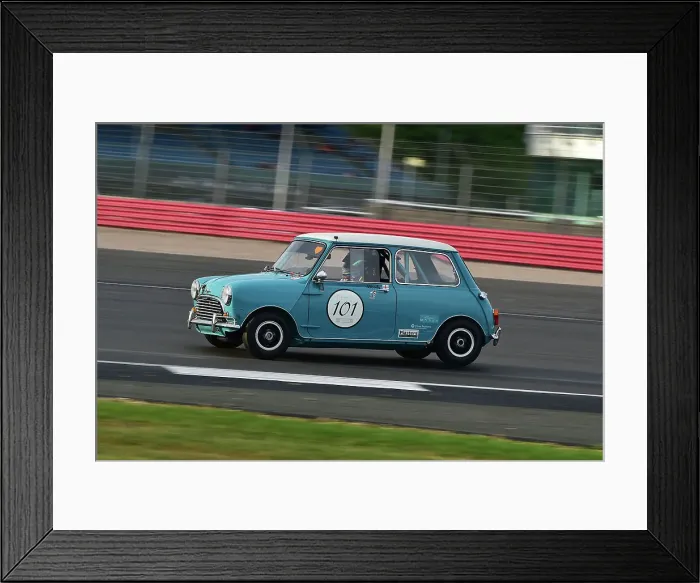Framed Print : CM33 8373 Stephen Woodrow, Alfie Woodrow, Morris Mini Cooper S Framed Print : CM33 8373 Stephen Woodrow, Alfie Woodrow, Morris Mini Cooper S